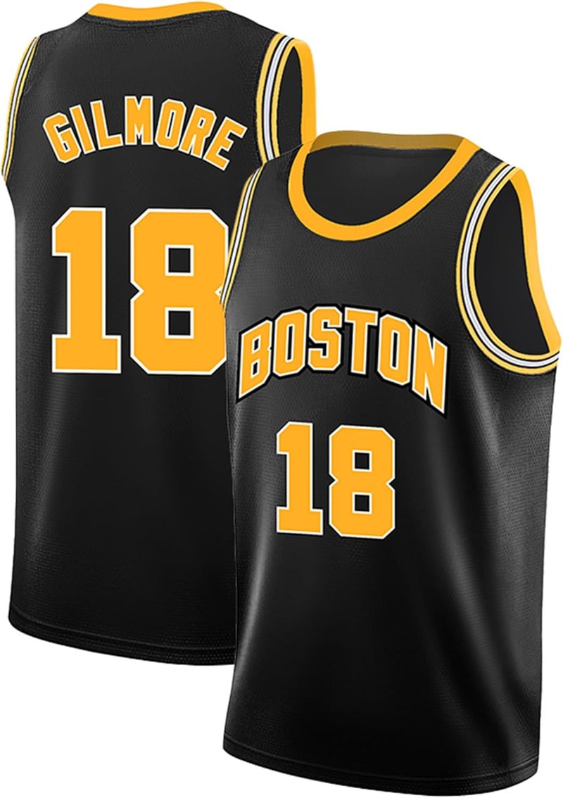 Atonmore Happy Gilmore #18 Jersey Boston Adam Sandler 1996 Movie Basketball Stitched S-XXXL, 90S Hip Hop Clothing for Party - Image 1